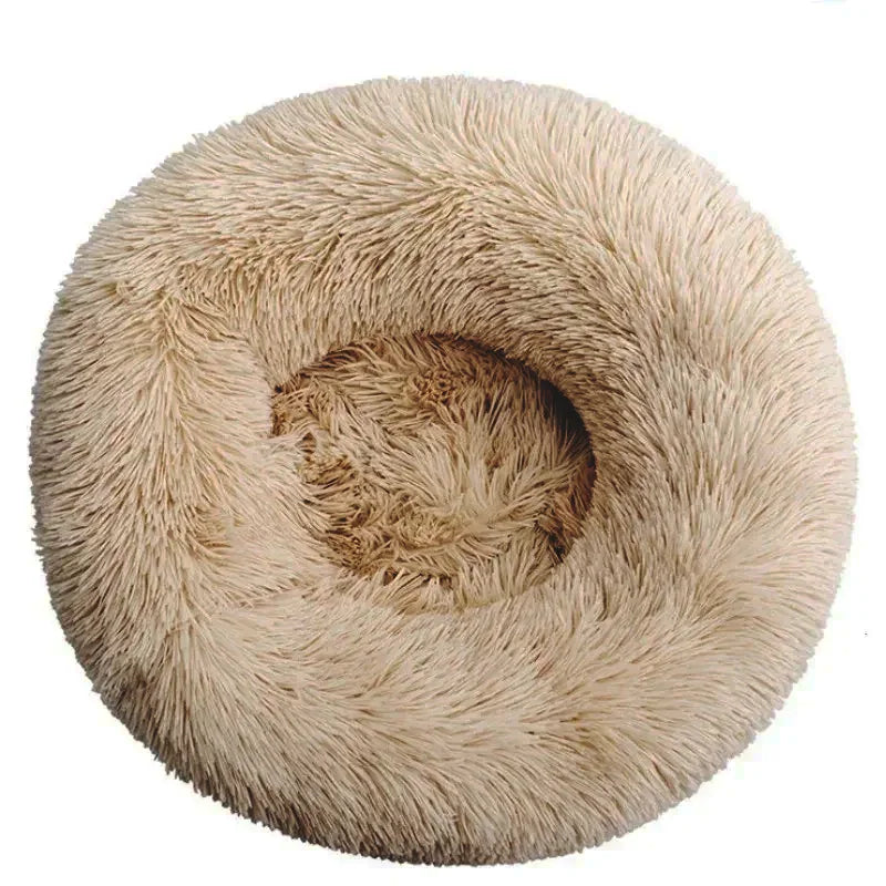 Super Soft Round Pet Bed – Plush, Cozy & Comfortable for Cats & Dogs