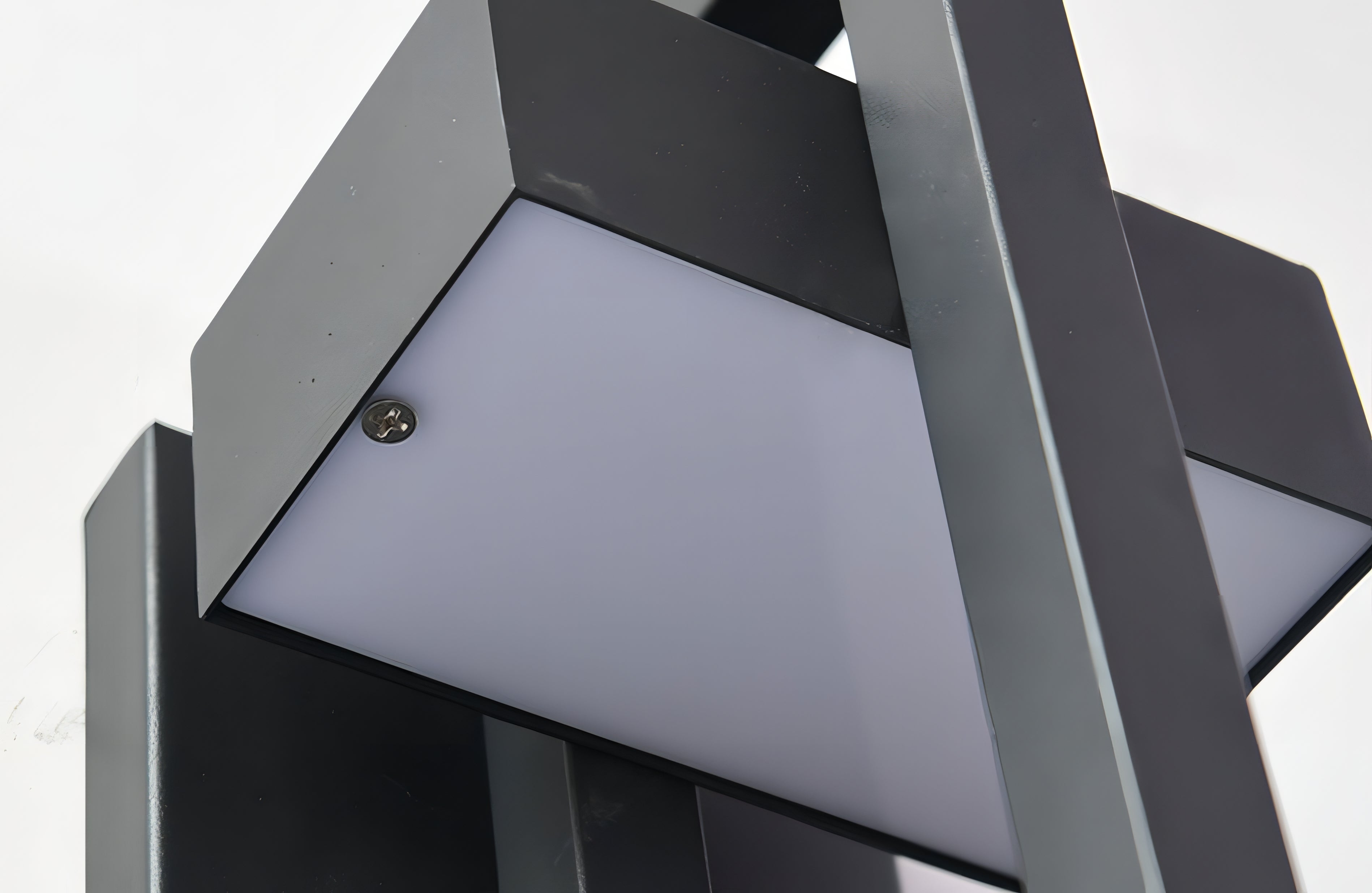 Marshall - Modern svart utomhusvägglampa med rostfritt stål
