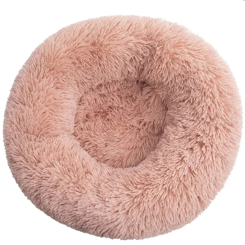 Super Soft Round Pet Bed – Plush, Cozy & Comfortable for Cats & Dogs