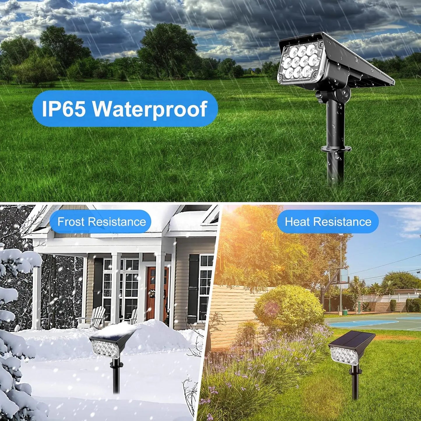 Carvallo Trädgårdsspot LumiRay Set 4-pack | IP65 Vattentät | Automatisk skymningssensor | LED Landskapsbelysning