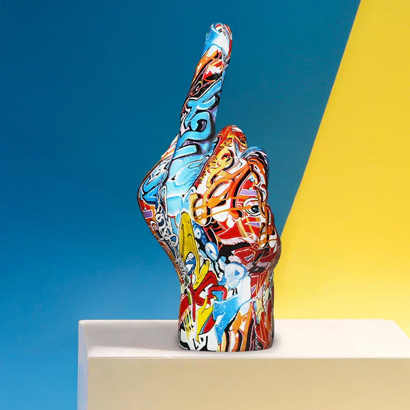 ArtCreativ | Jag Har En Dålig Attityd Skulptur för Hem- och Kontorsinredning