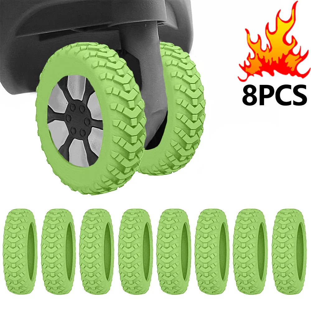 Carvallo koffervagnar skyddshöljen | Ljuddämpande & silikon | För trolley & resväska