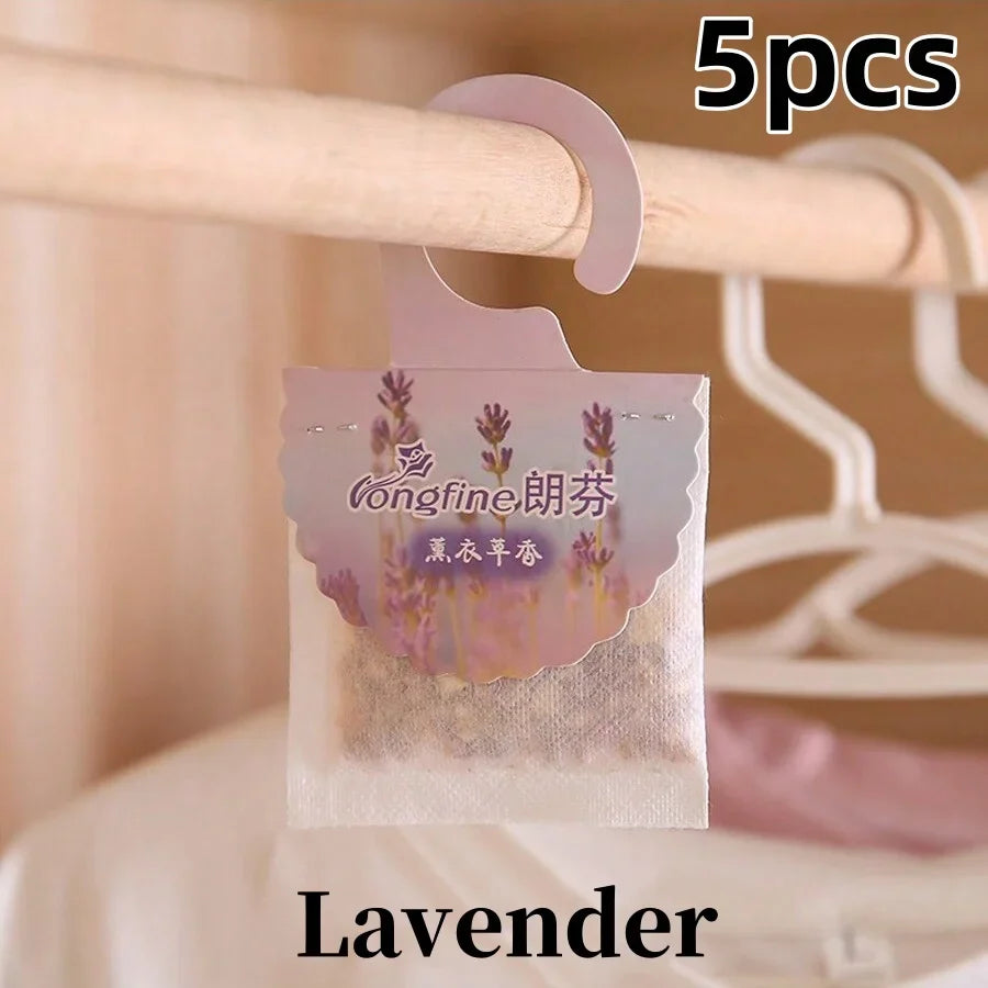 Carvallo Doftpåsar för garderob & rum | 5/10 stycken | Långvarig doft | Med hängare | Aromaterapi & luftrensare