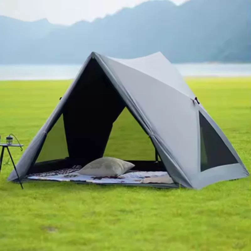 Pop Up Camping tent med Solskyddsdesign
