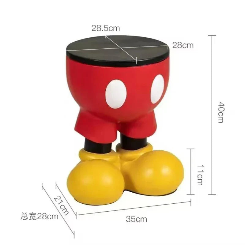 Mickey Mouse Förvaringspall – Praktisk och Glad Förvaringslösning för Barn