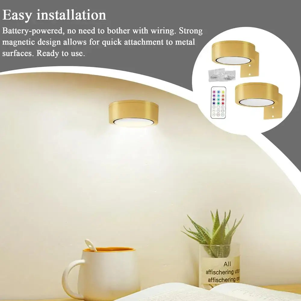 Royallure Magnetisk LED Konstbelysning – Snabbmonterad Fjärrljuslist, Galleri & Skrivbordsaccent