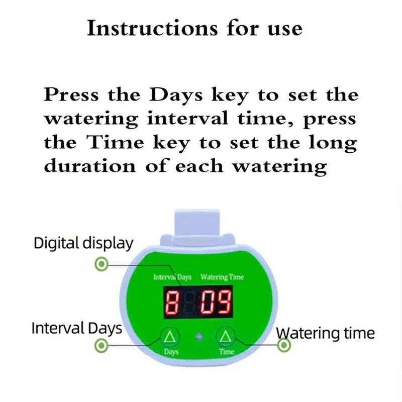 Automatisk växtbevattningssystem med USB – Effektiv droppbevattning