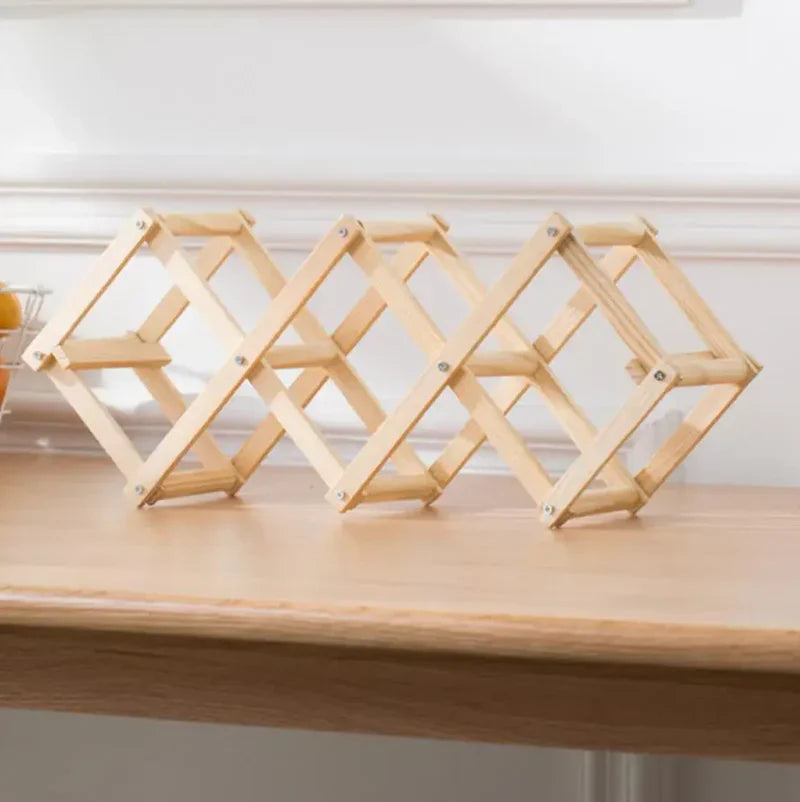 Carvallo - Ihopfällbar furu förvaringsställning