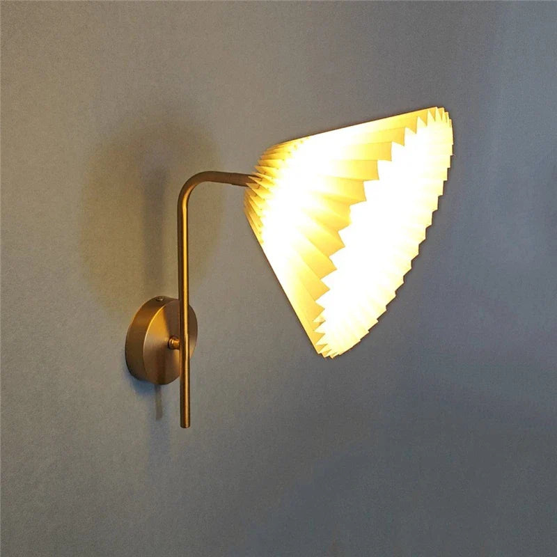 NordicLuxe - Guld Vägglampor Modern Sovrum Lampa för Läsning