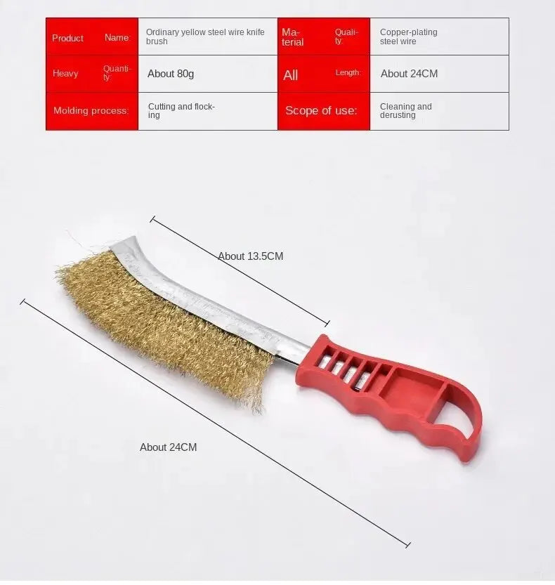 Carvallo Grillborste i stål | Rostfri & Hållbar | För BBQ, Kök & Utomhus | Med upphängningsöga | 22x3 cm