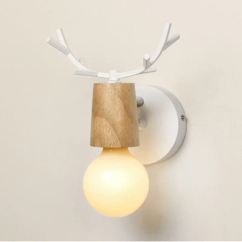 AntlerGlow - Modern Justerbar Barnrum Vägglampa