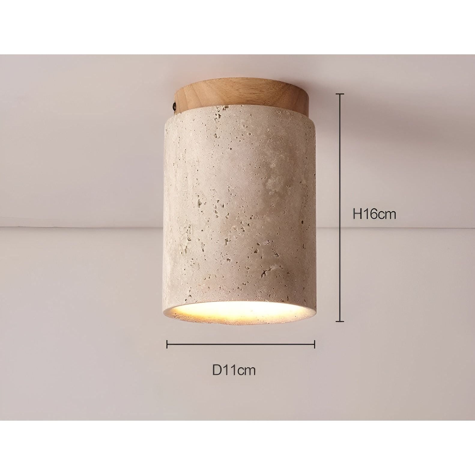 Rund Bordslampa i Wabi-Sabi Stil – Japansk Design för ett Harmoniskt Hem
