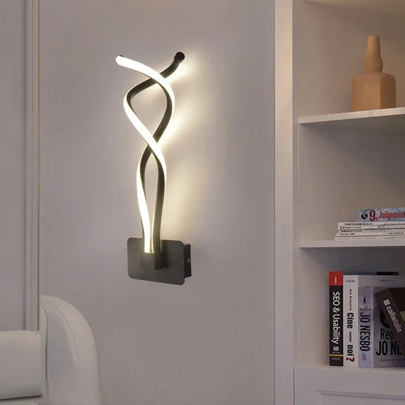SleekGlow - Minimalist LED vägglampa med dimbar belysning