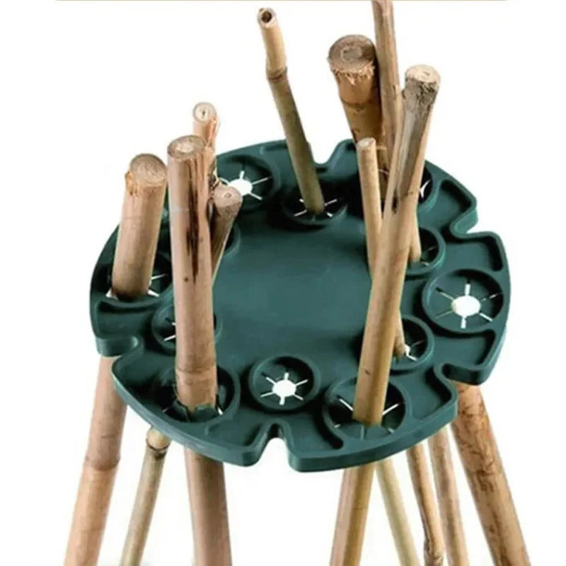 Växtstödering för bambustänger – Stabil klätterhjälp för tomater och klätterväxter