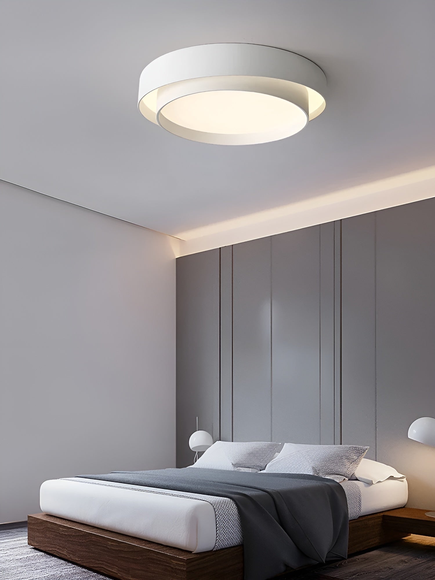 Rund LED taklampa – Stilren & Ljusstark | Idealisk för varje rum