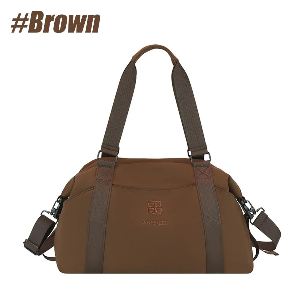 Carvallo FitBag Vattentålig resväska i nylon | Lätt, med trolleyfunktion & fack för blöta saker | För sport & korta resor