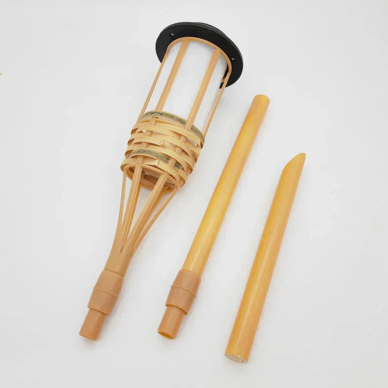 5-delars Solfackla Set med Varm Flamsimulering