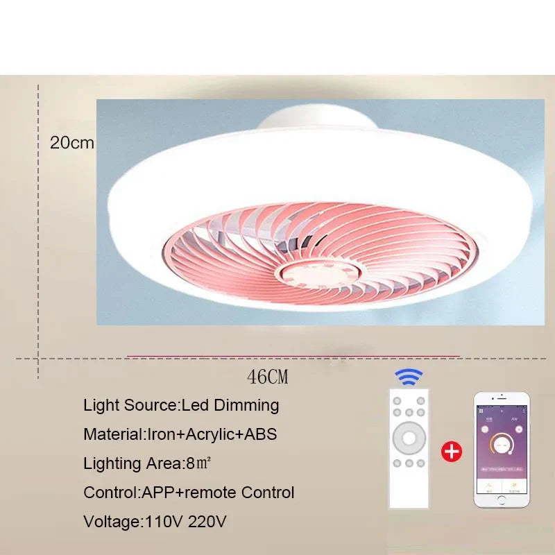 Aeralis Fold | Intelligent takfläkt med ljus och infällbara vingar – tyst & fjärrstyrd