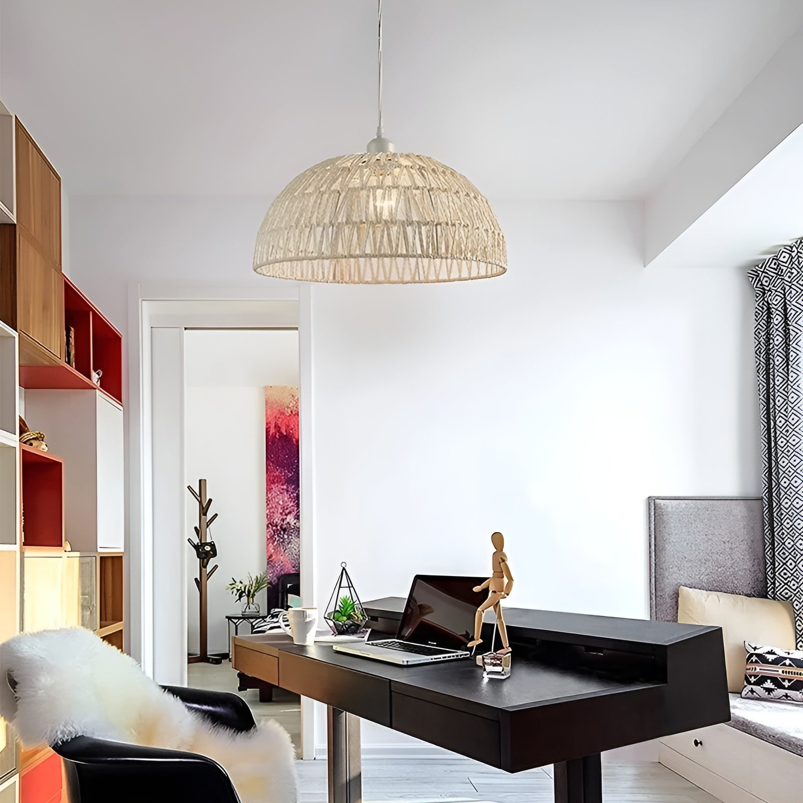 NatureWeave Light - Japansk Rattan Pendellampa