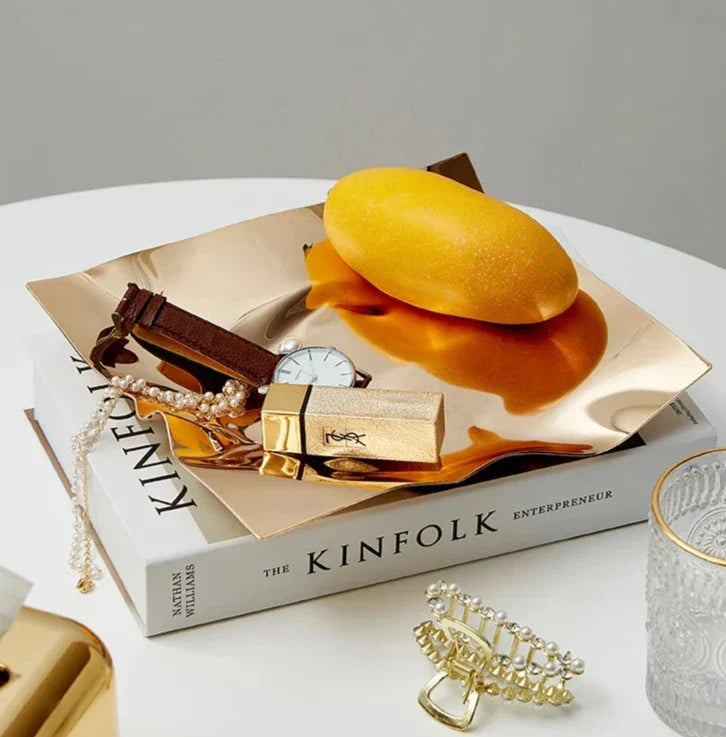 Eclipse Nouveau Förvaringsbricka - Modern Design i Rostfritt Stål