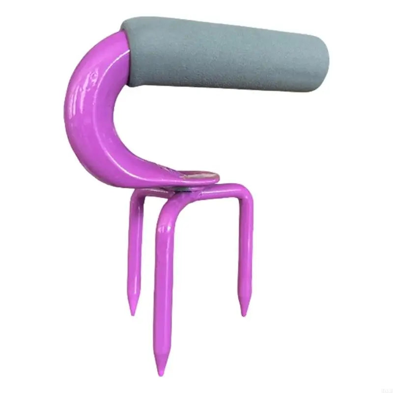 Carvallo ogräsborttagare av kolstål | Rostfri & ergonomisk | Handverktyg för jordbeluftning & trädgårdsskötsel | 17×13×8 cm