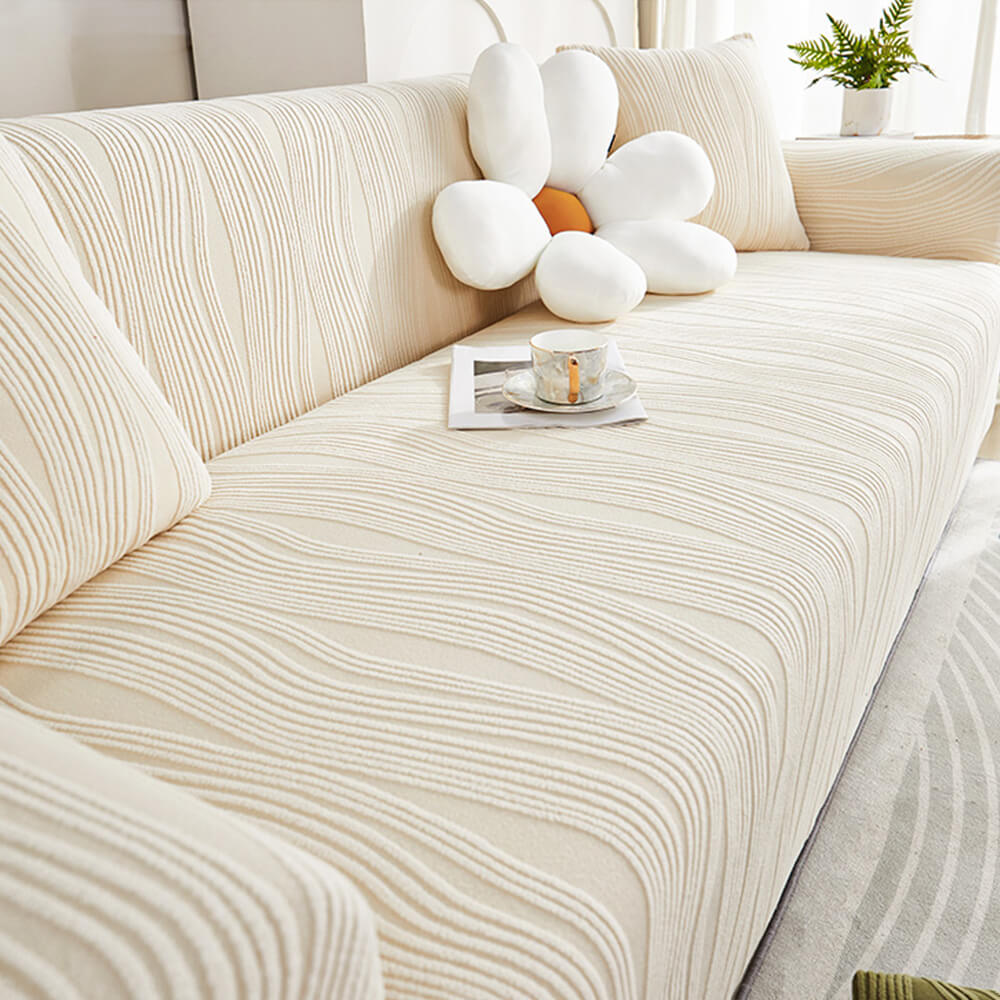 Jacquard Stretch Full-Cover Anti-scratch Soffaöverdrag Mjuk Djurvänlig