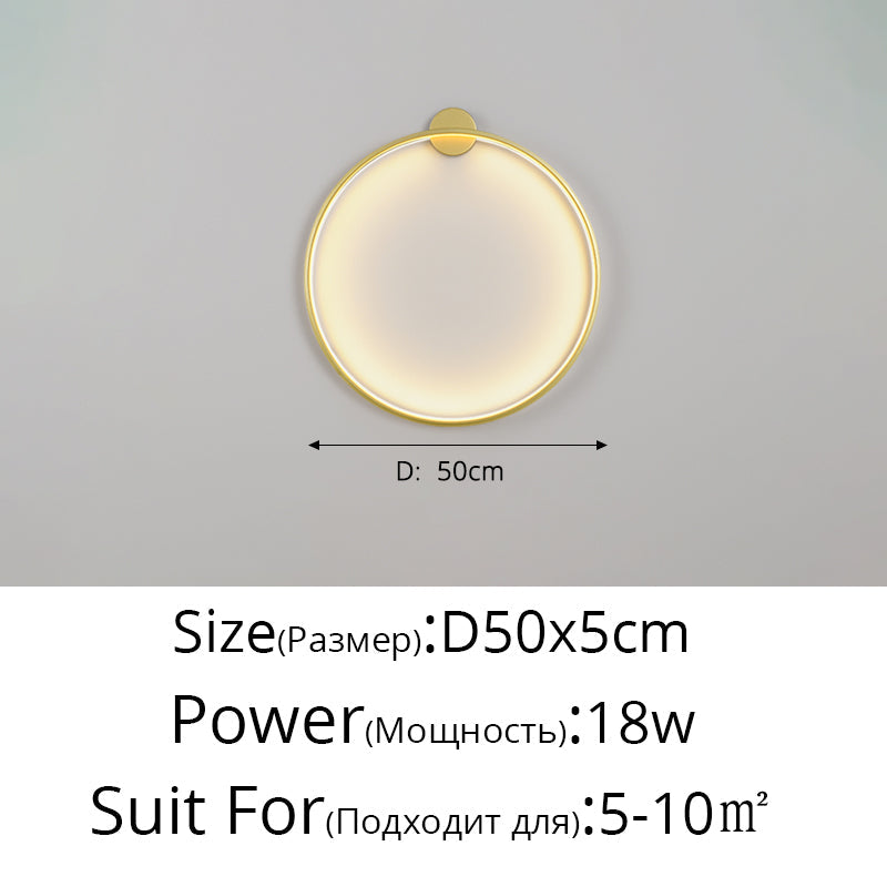 Måne LED Vägglampa – Modern Vägglampa för Sovrum, Vardagsrum och Hall