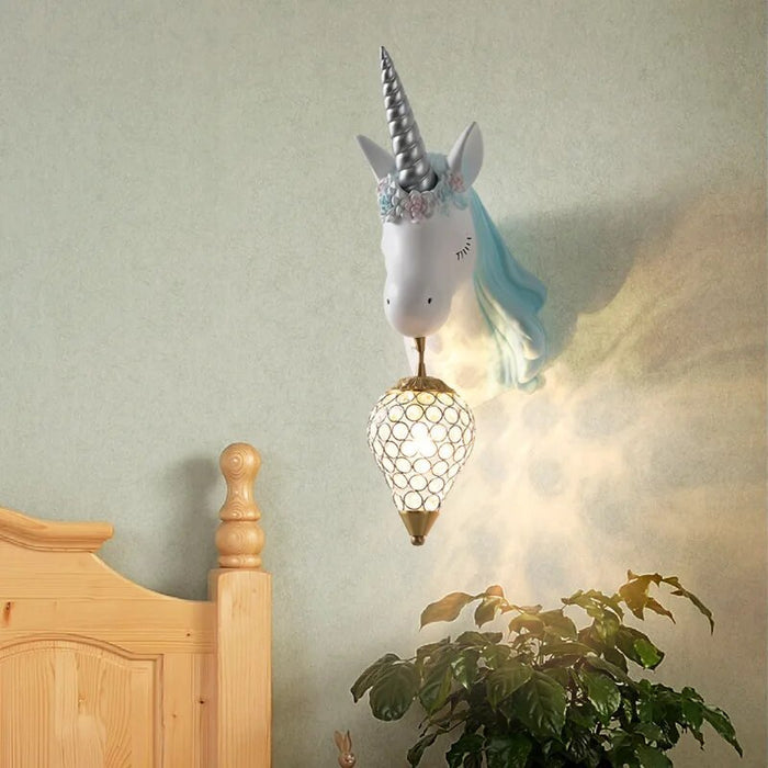 Carvallo - Elegant Unicorn vägglampa för lugn atmosfär