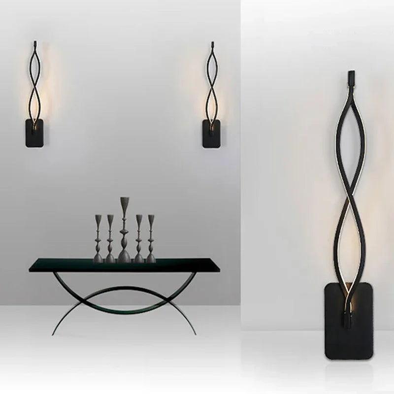 SleekGlow - Minimalist LED vägglampa med dimbar belysning