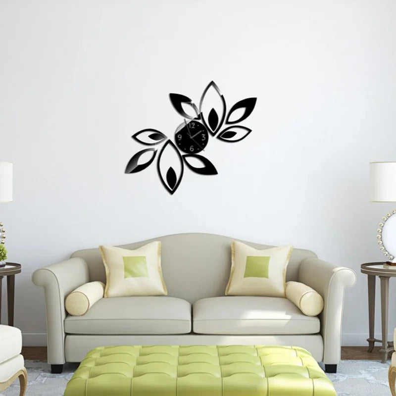 DecoTime - Modern 3D Akryl Väggklocka