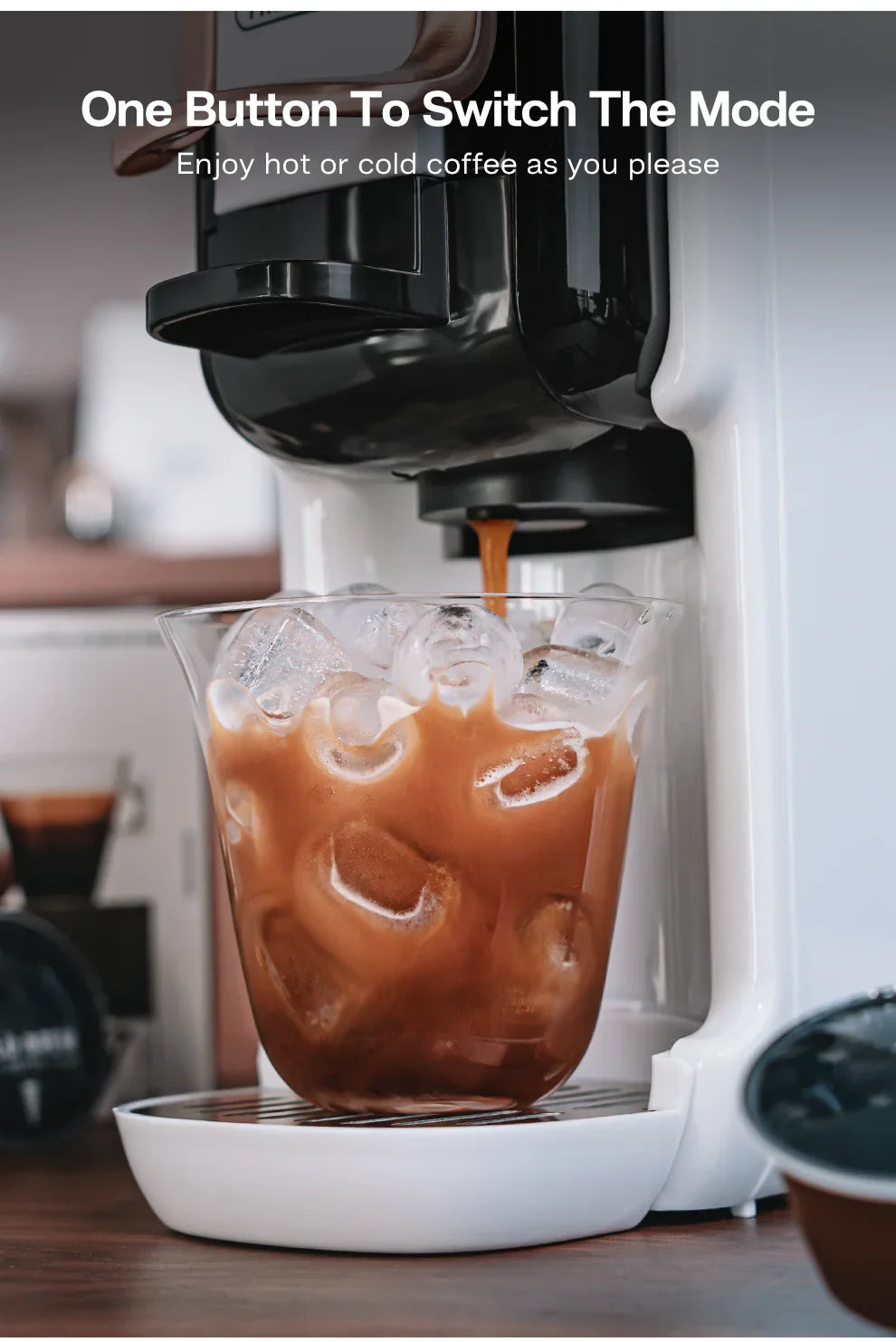 5-i-1 Kaffemaskin – 19-Bar Flerkapsel Bryggare