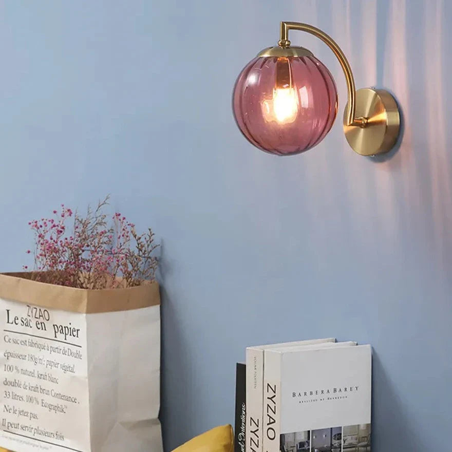 Clear Glass LED Wall Sconce – Klarglas LED Vägglampa