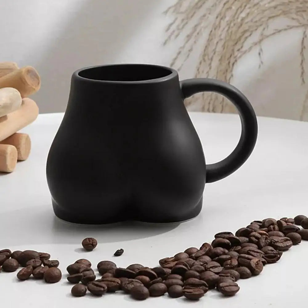 Kaffe Mugg Med Kvinnliga Rundningar