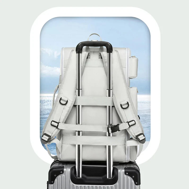 Stora Kapacitet Reserucksack med Våt Torr Separation