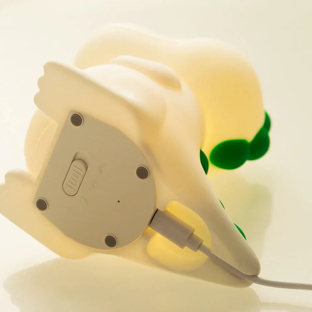 Carvallo - LED Nattlampa Återuppladdningsbar med 7 Färger