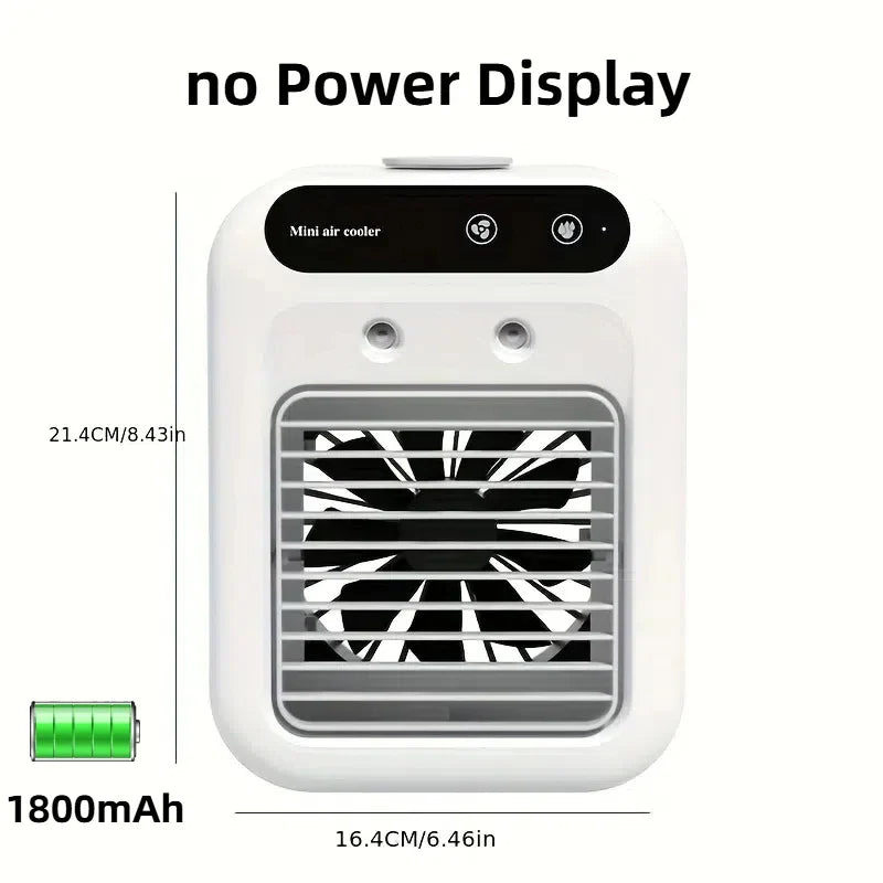 Mini USB Luftkylare Fläkt med Vattentank och Sprayfunktion