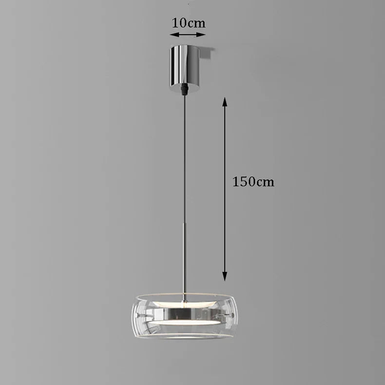 Aurelia Cirka | Ringformad LED-hänglampa för boende- och matområden i modern design