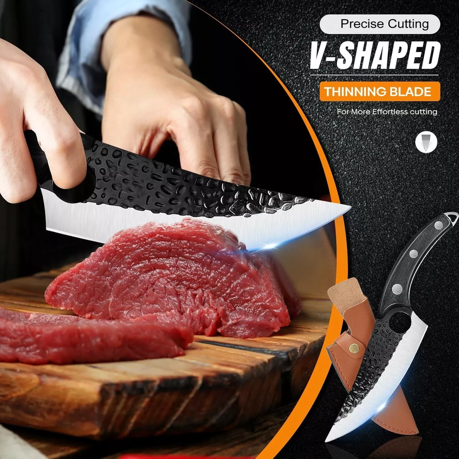 Japansk kniv för hem- och professionell matlagning