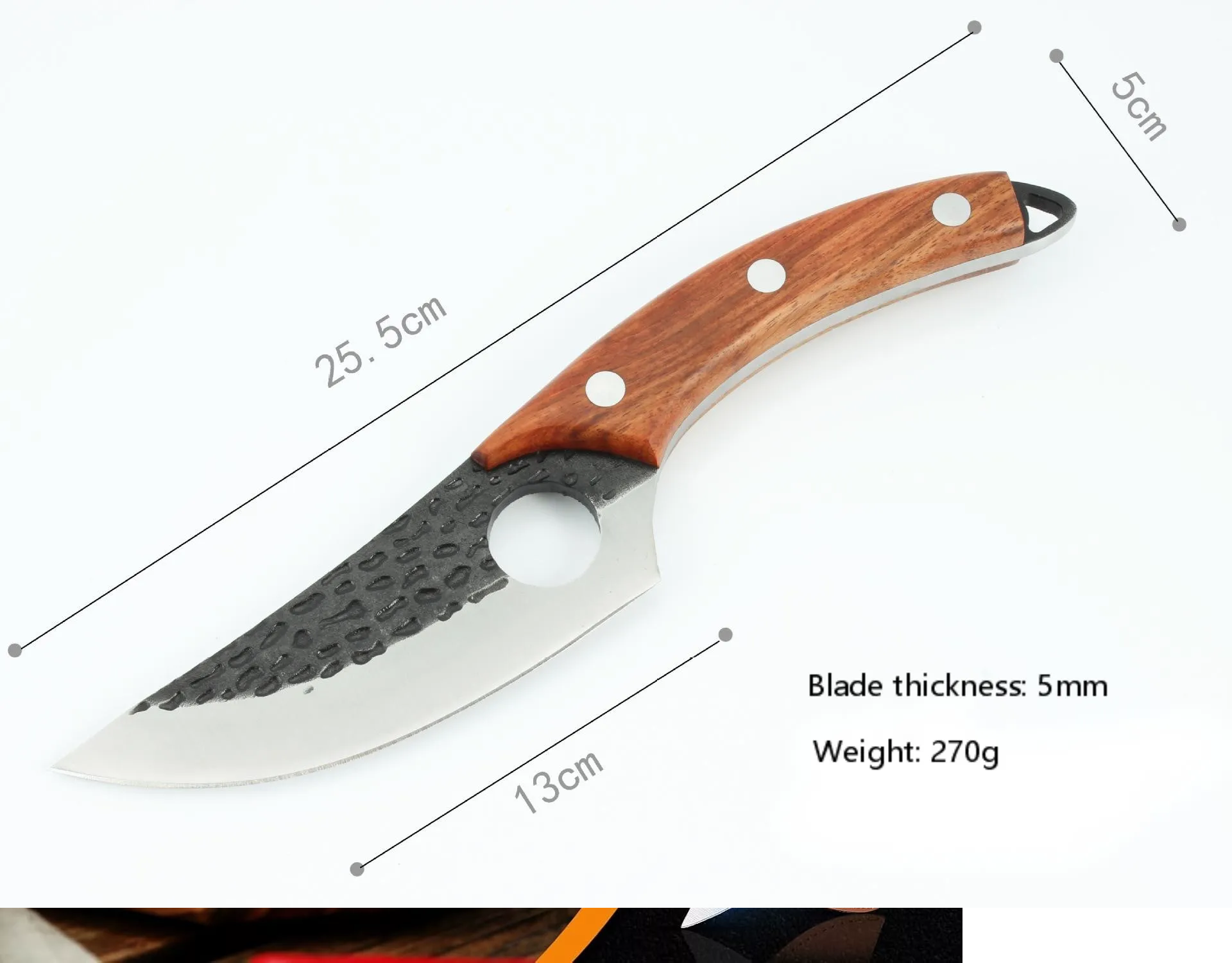 Japansk kniv för hem- och professionell matlagning