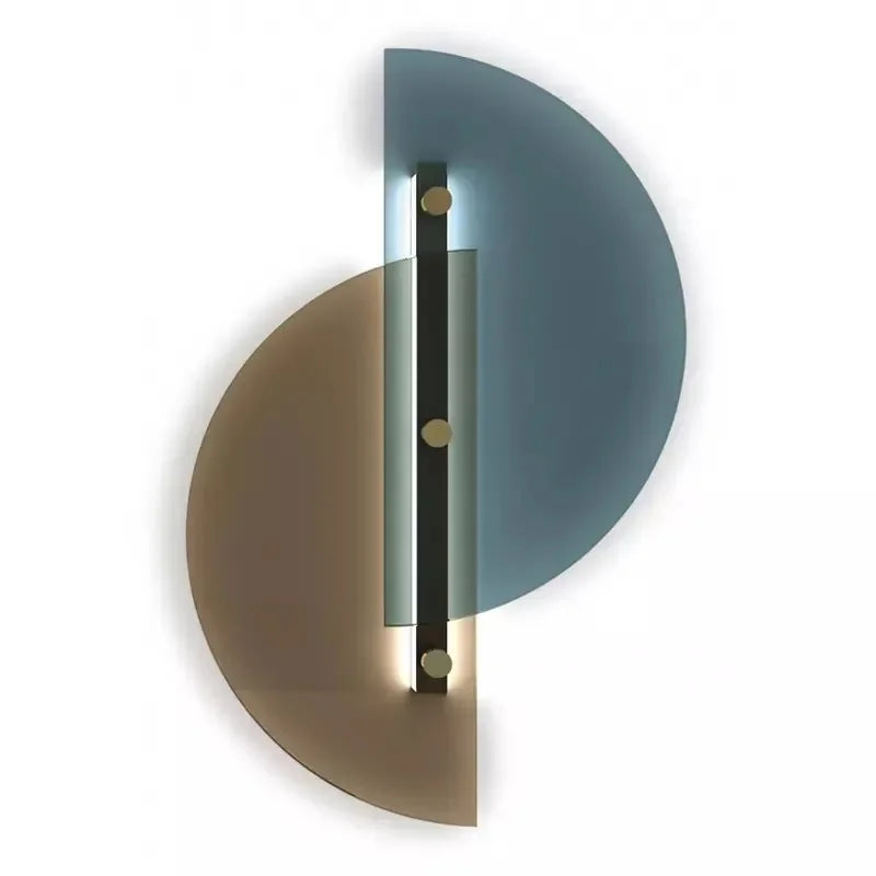 LichtBoog - Vägglampa Glas Halvrund Kreativ Modern Design