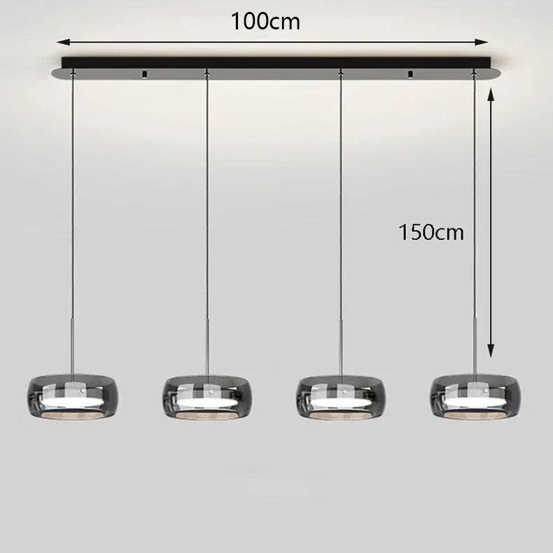 Aurelia Cirka | Ringformad LED-hänglampa för boende- och matområden i modern design