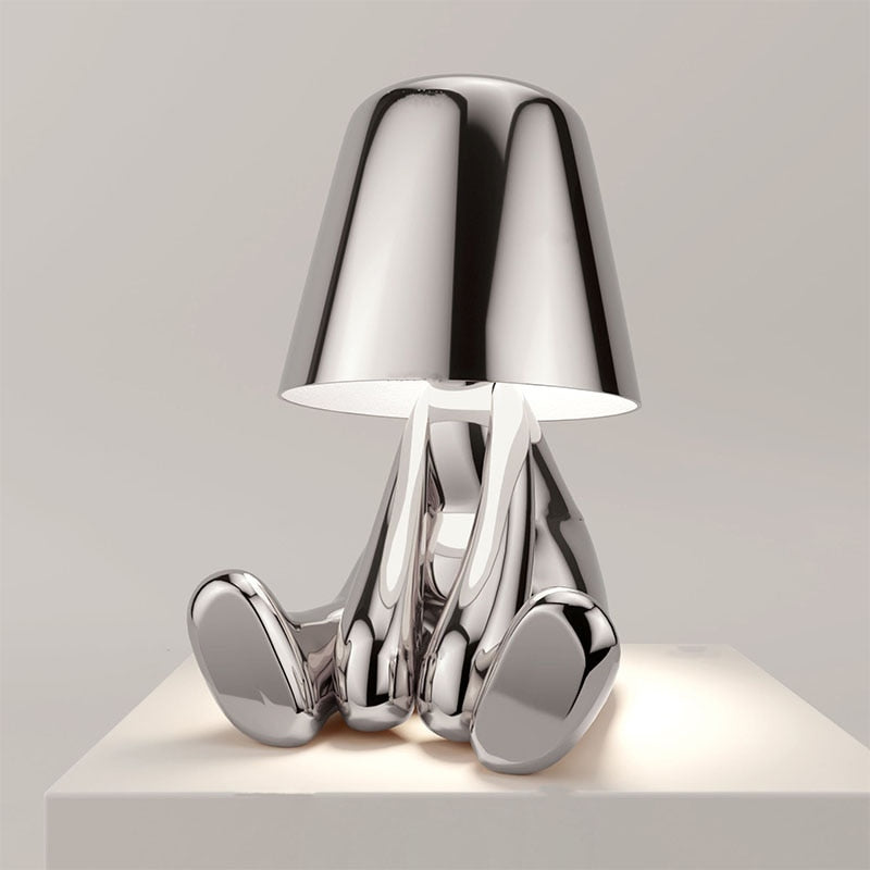 Dimmbar Guld & Silver LED-Lampa