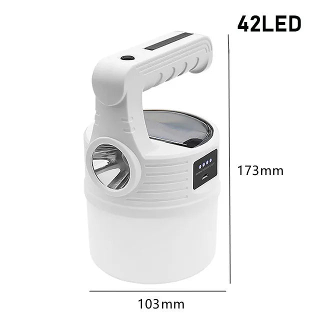 Carvallo-Campinglampa LumiCamp Carvallo | USB-uppladdningsbar & ficklampfunktion | Bärbar & Stark | För tält, utomhus & nödsituationer