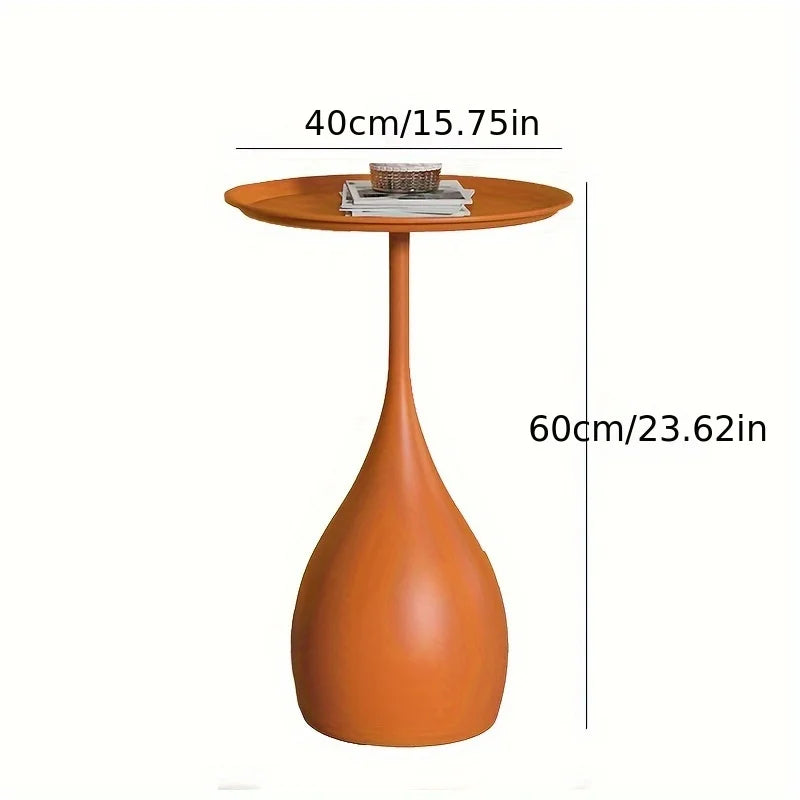 Ariessa Lumo | Mobil Rund Sidobord i lätt lyxig design för soffa och säng