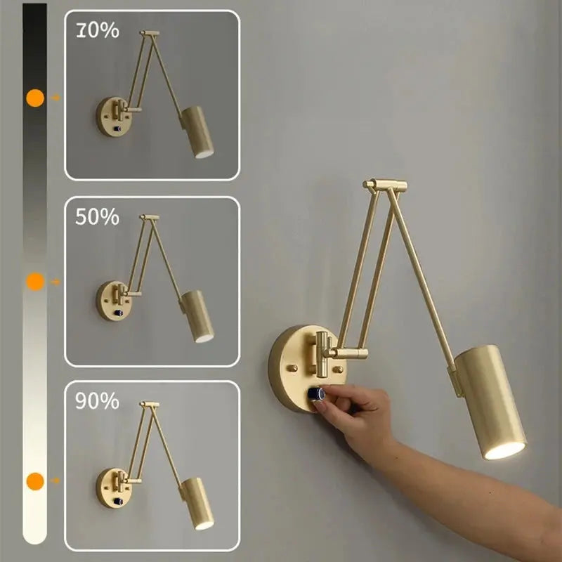 Carvallo - Dimbar LED Vägglampa för Modernt Kontor