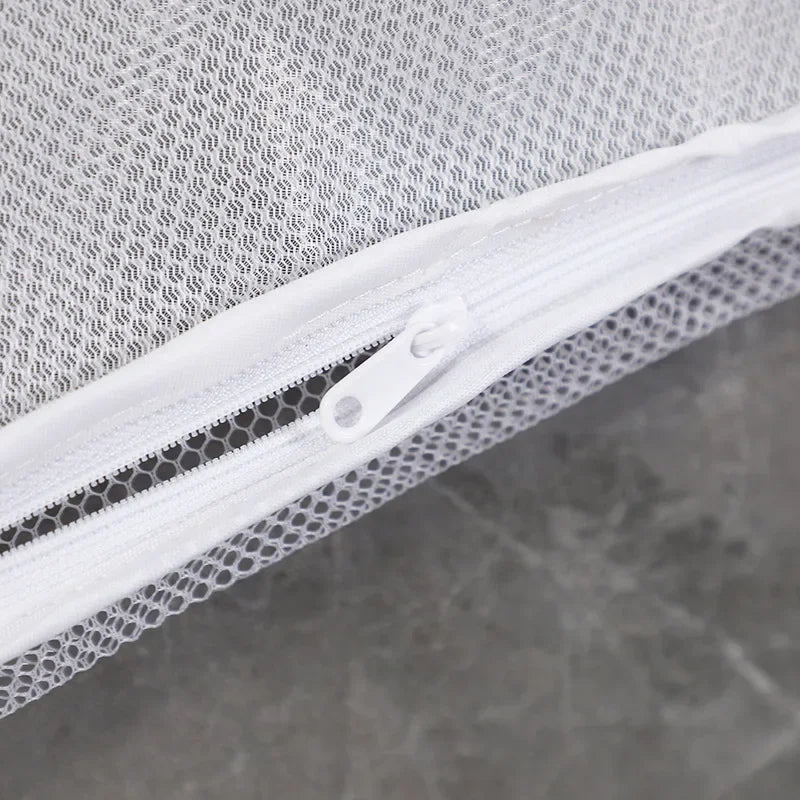 Carvallo Tvättkorg Hängande | Fällbar & Andningsbar | Med Krok | Vit 77×50cm