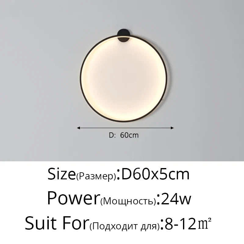 Måne LED Vägglampa – Modern Vägglampa för Sovrum, Vardagsrum och Hall