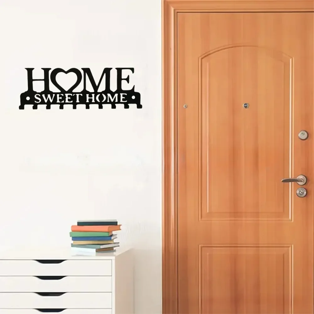 Elegant Väggmonterad Nyckelhållare - En Stilren Lösning för Nycklar och Tillbehör