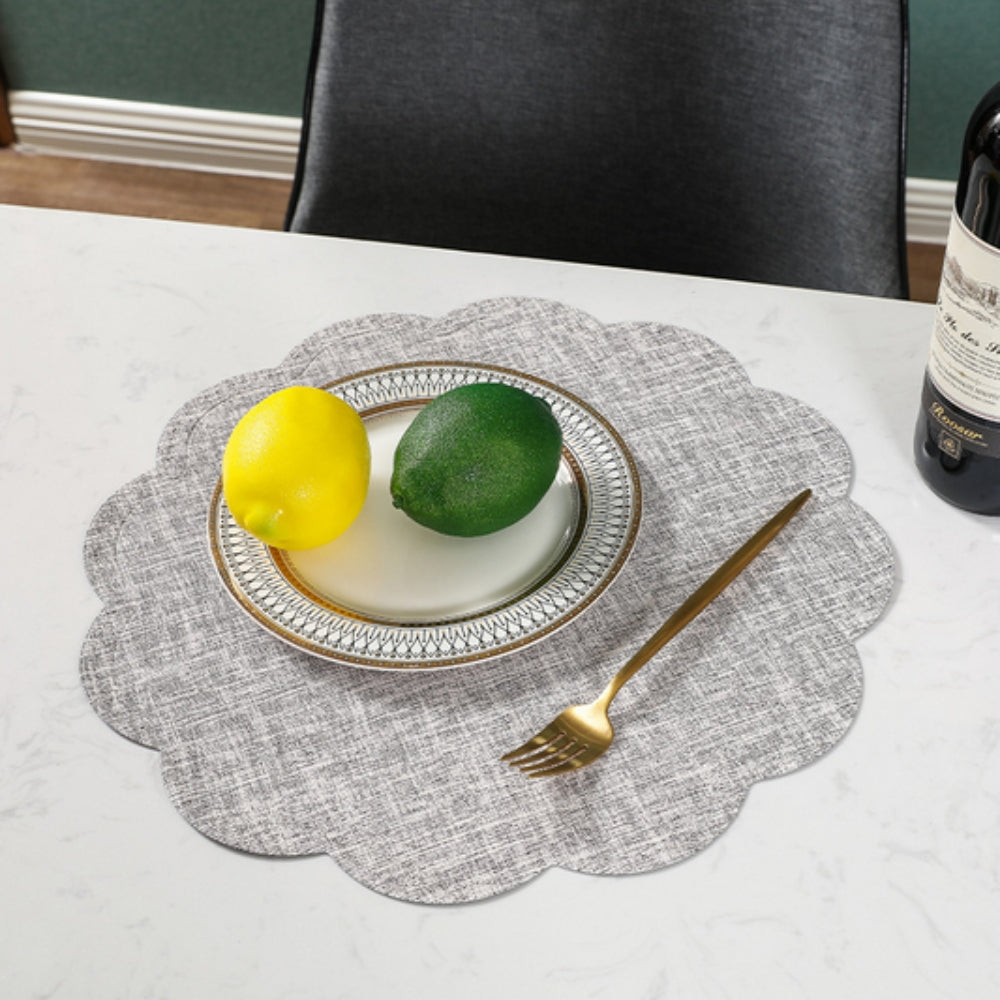 Tefat med vågig kant vattentålig