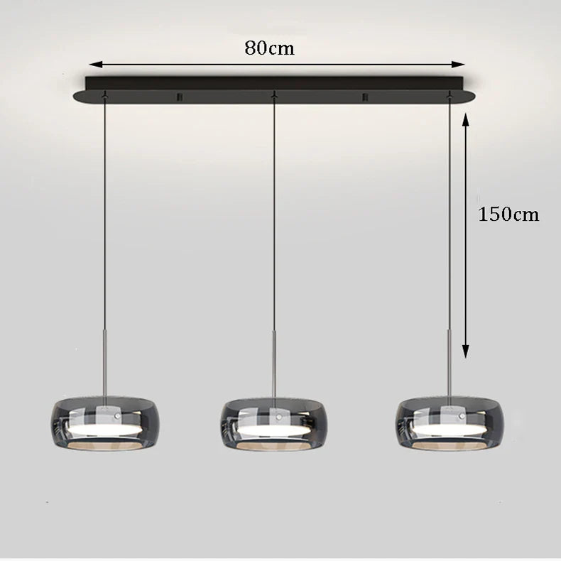 Aurelia Cirka | Ringformad LED-hänglampa för boende- och matområden i modern design